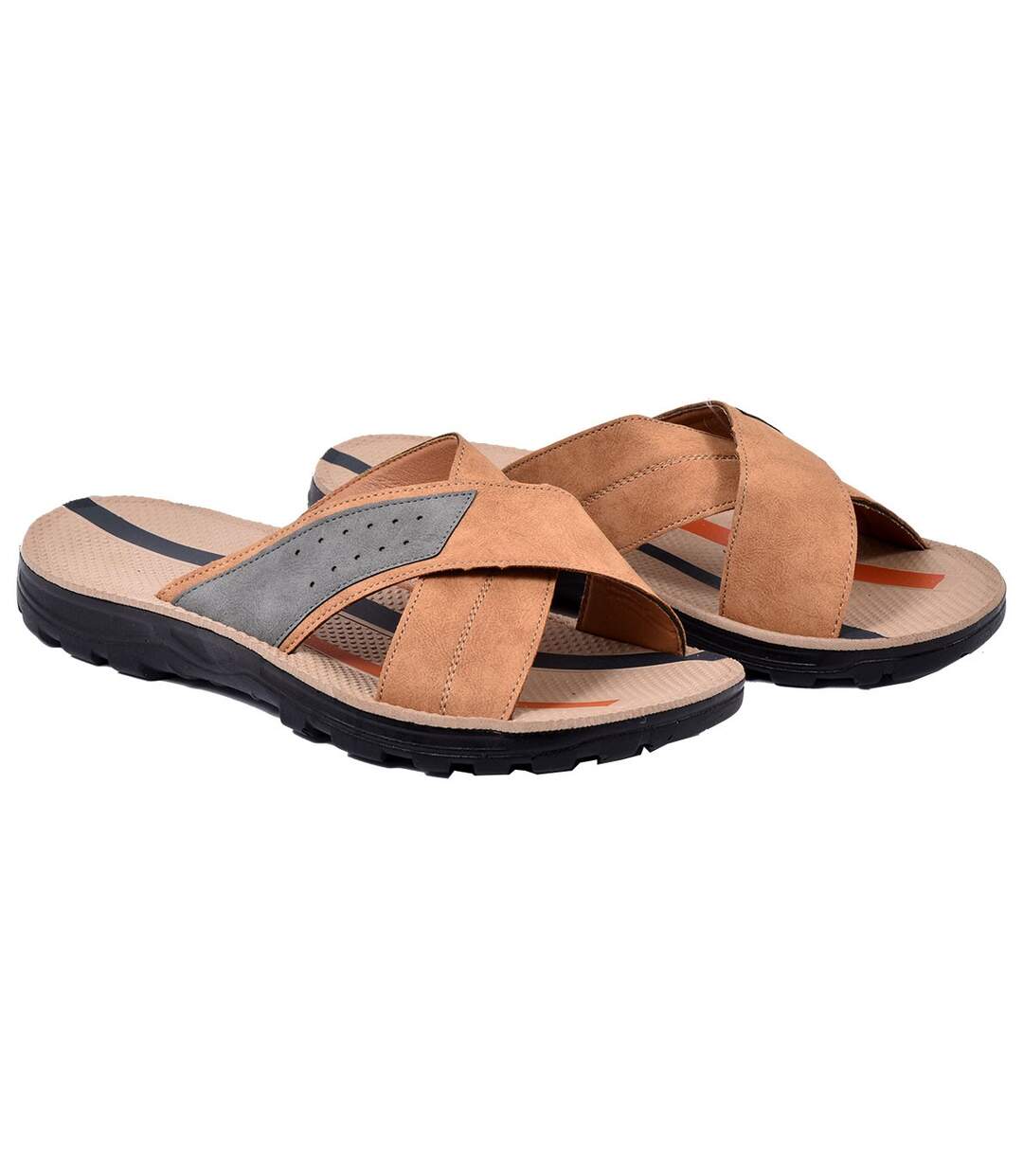 Sandales PREMIUM ouvertes XG186 CAMEL
