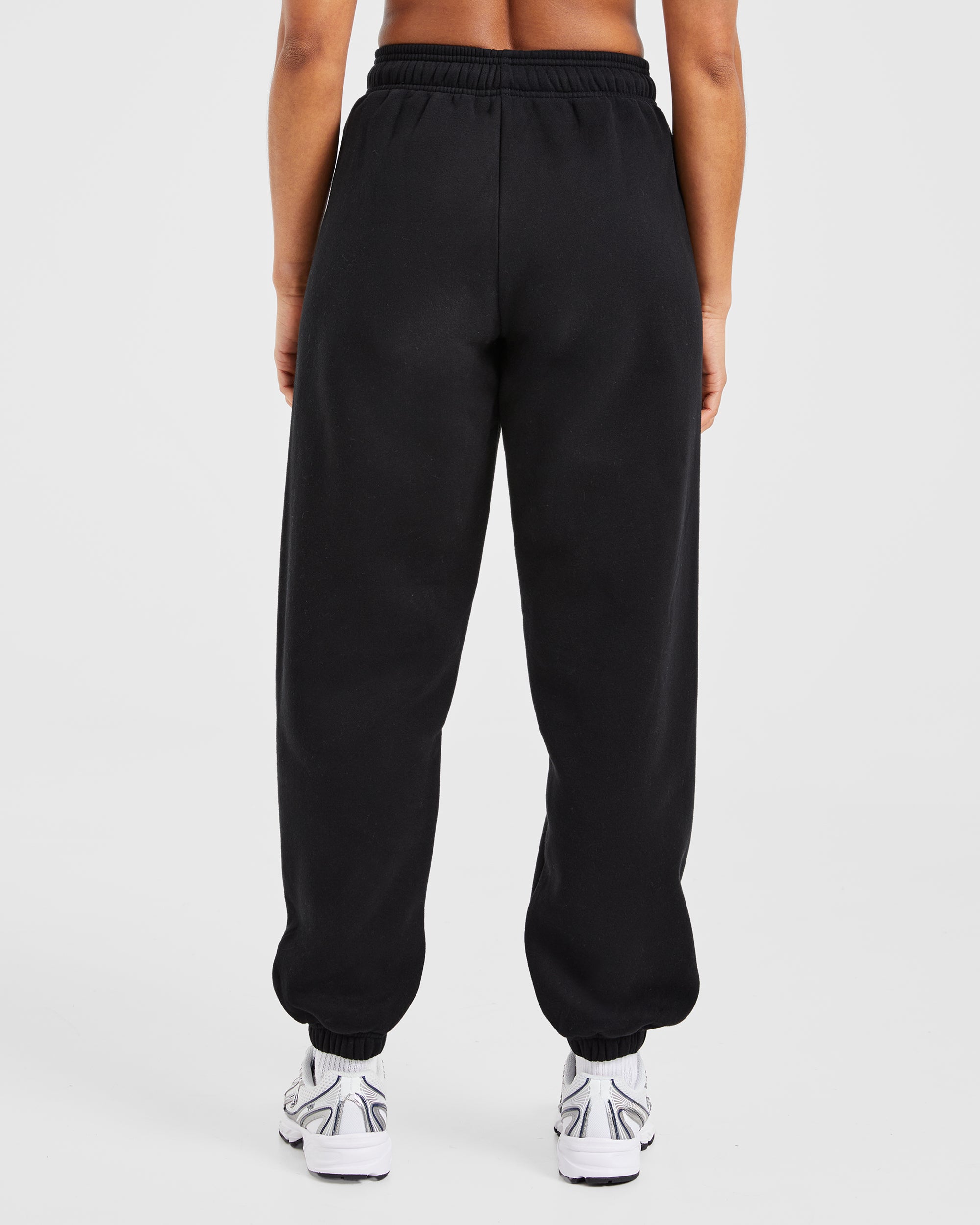 Varsity Embroidered Oversized Joggers