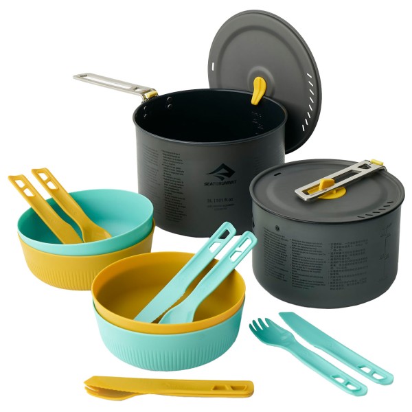 Sea to Summit - Frontier UL Two Pot Cook Set (14 Pieces) - Set de cuisson