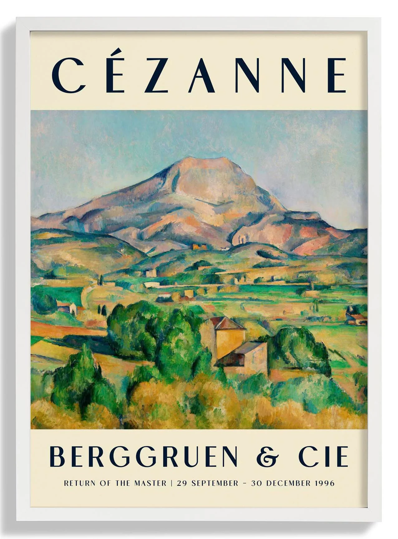 Mont Sainte Victoire Kunstausstellung von Paul Cézanne