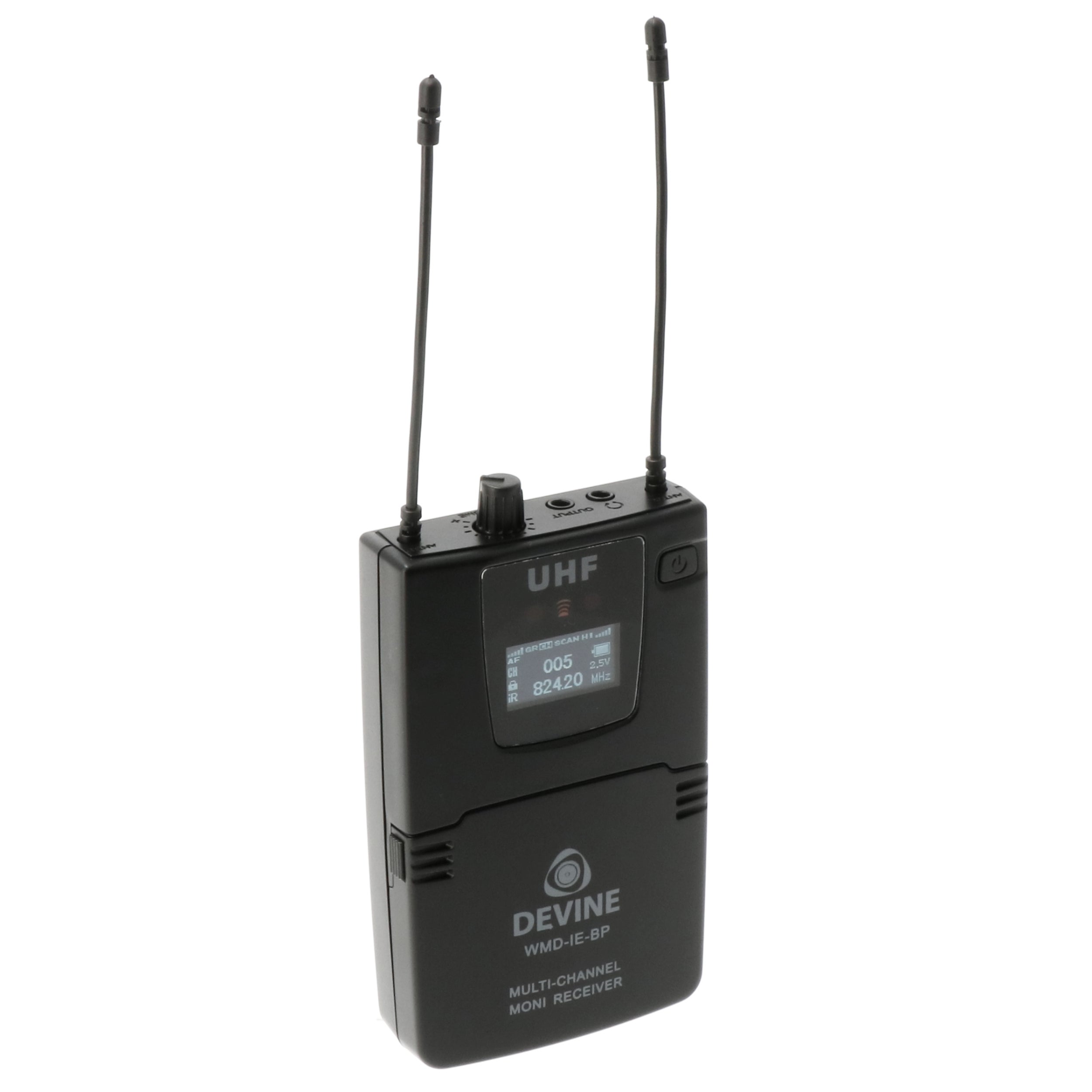 Devine WMD-IE draadloos in-ear monitorsysteem (823 - 832 MHz)