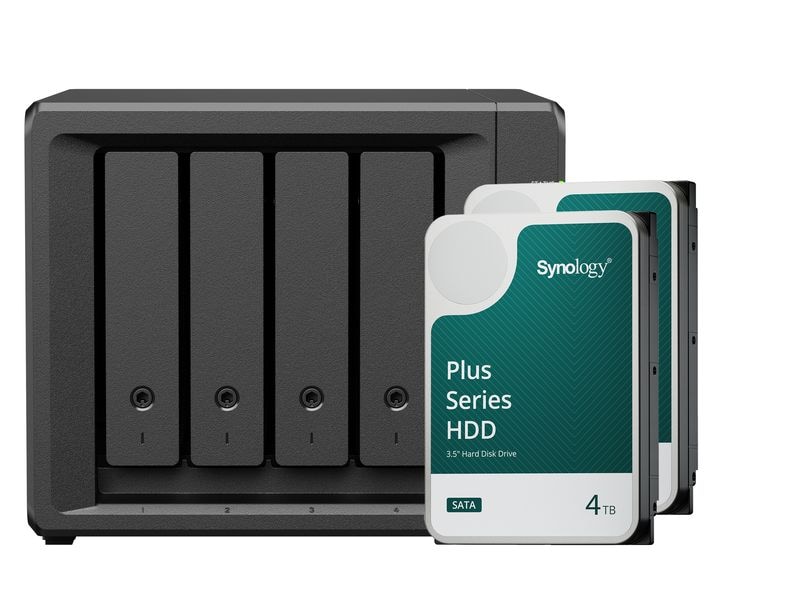 Synology NAS DiskStation DS425  4-bay HDD 8 TB Ihr zentraler Hub für Speicherung, Synchronisierung und nahtlose Zusammenarbeit