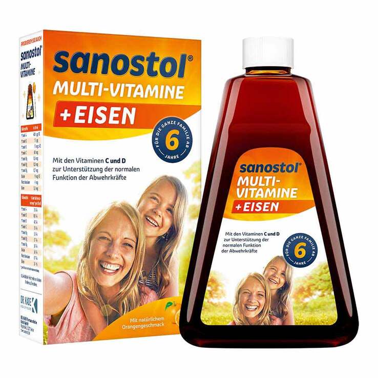 Sanostol plus Eisen Saft, 460 ml