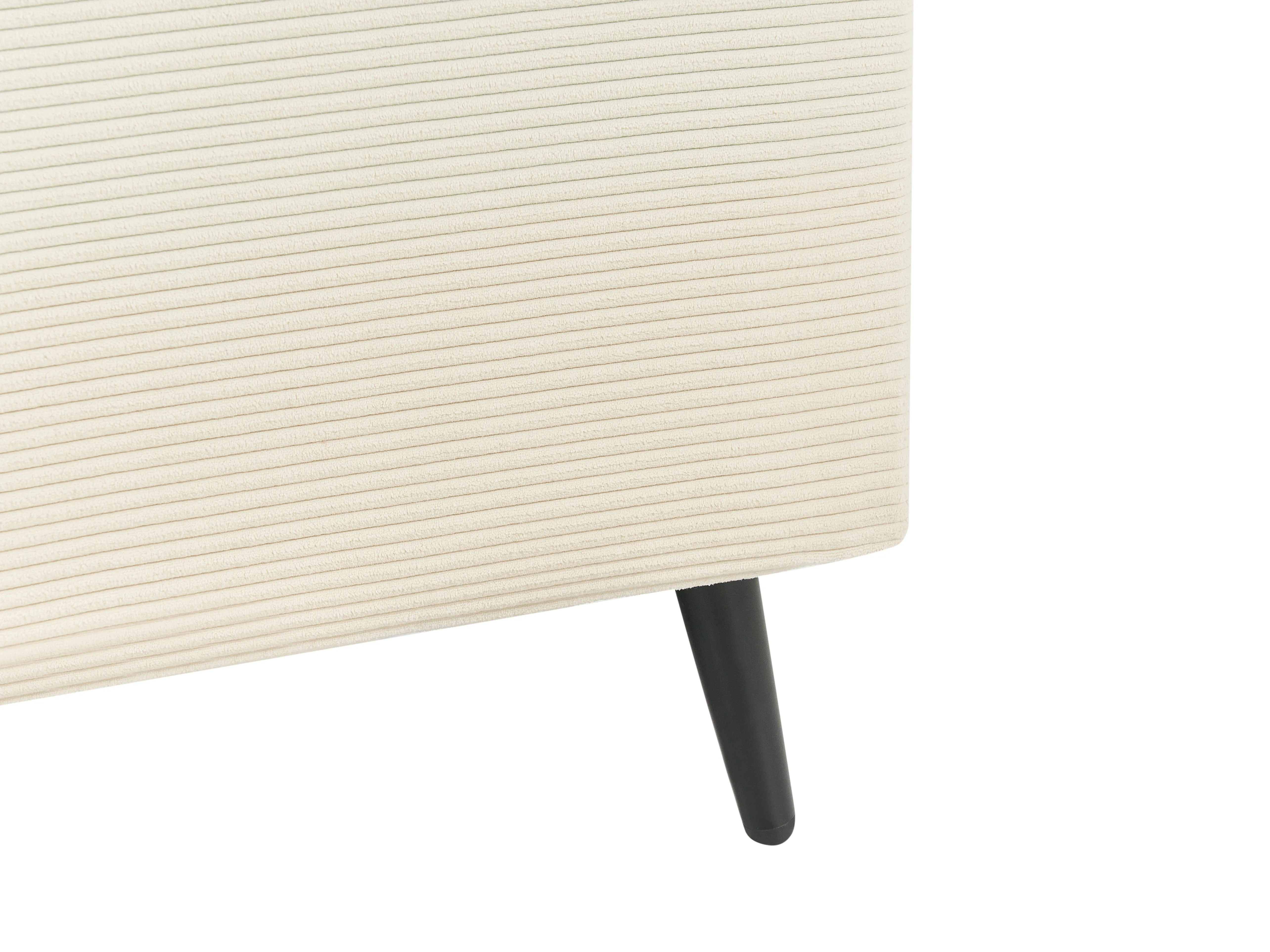 Hoekbank 4-zits LUNNER Corduroy Lichtbeige linkszijdig