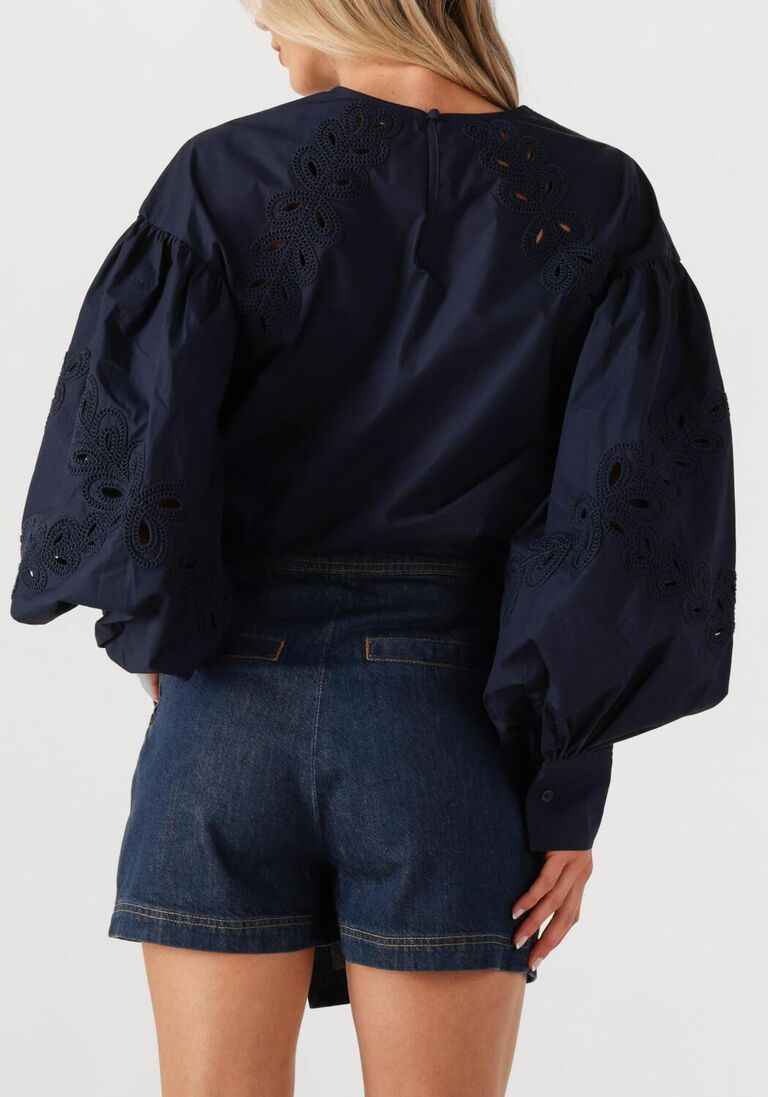 donkerblauwe ibana blouses torin