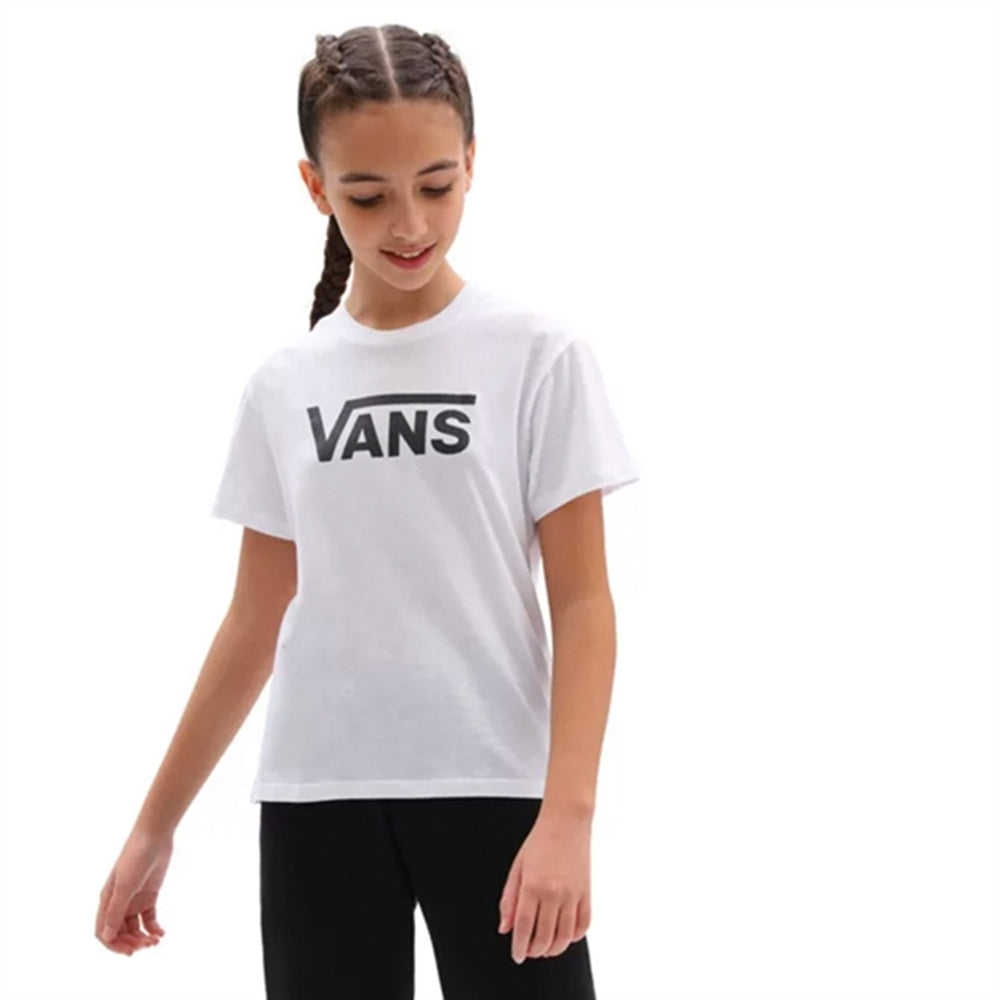 Flying V Crew T-shirt White - VANS → Luksusbaby.dk