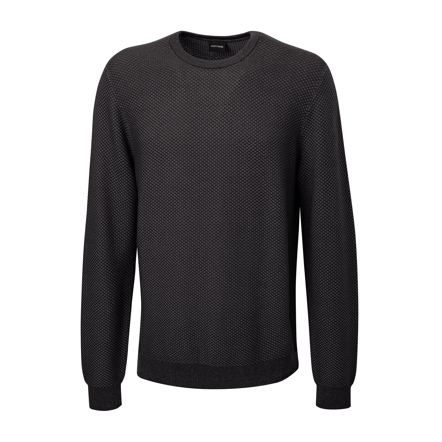 Herren Jacquard Pullover mit Struktur