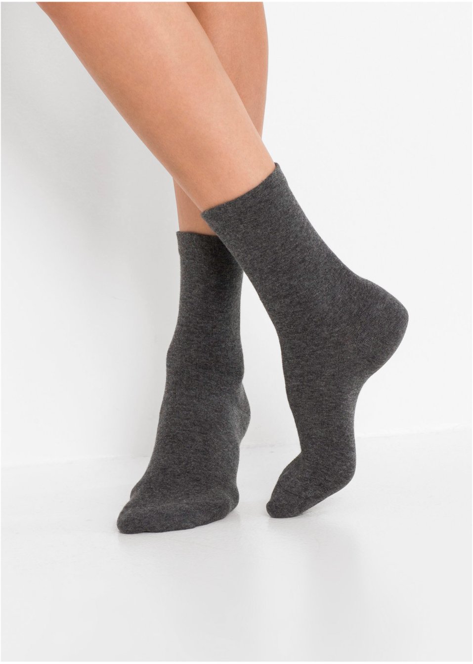 Lot de 4 paires de chaussettes sans pression avec coton