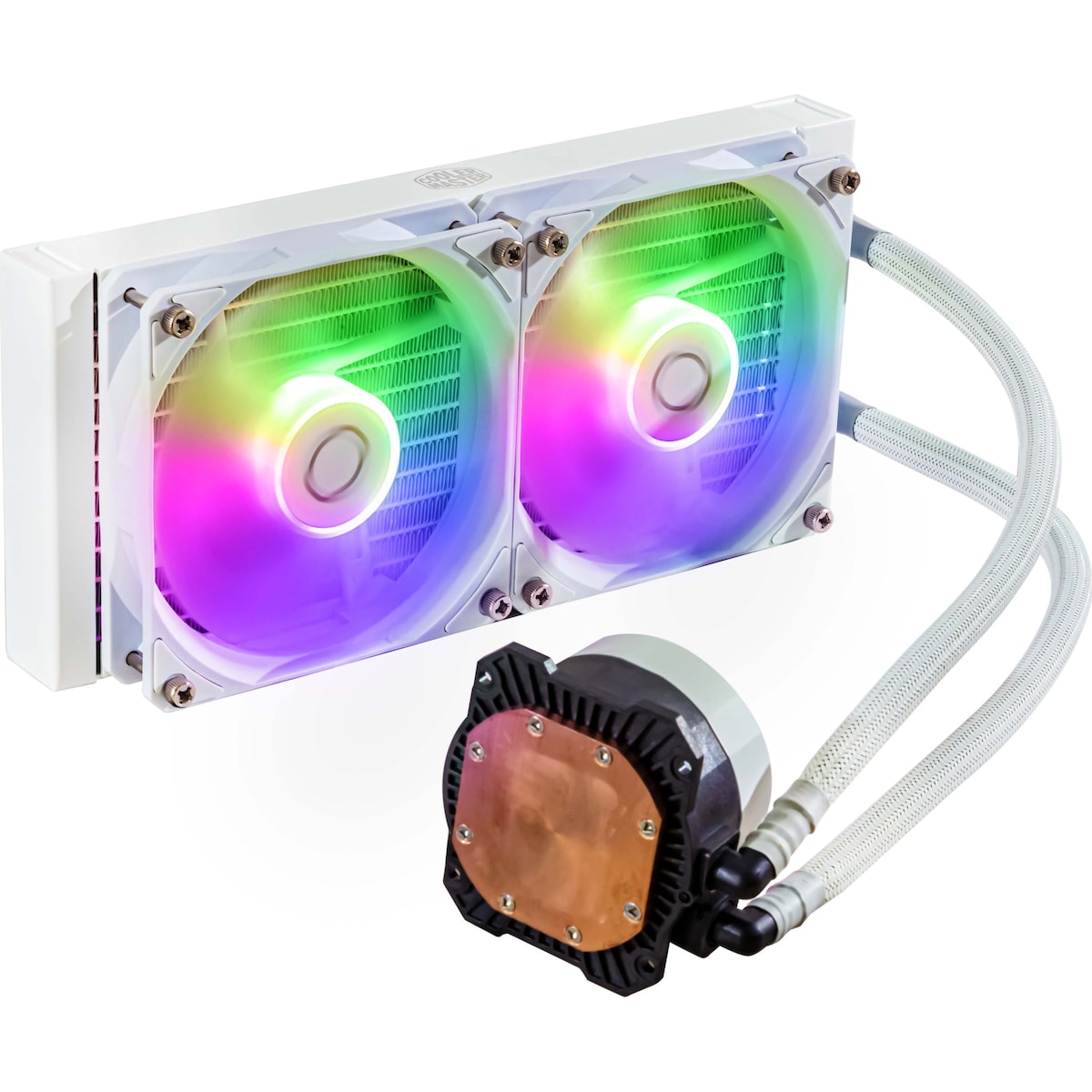 Cooler Master MASTERLIQUID 240L Core CPU-væskekjøler (hvit)