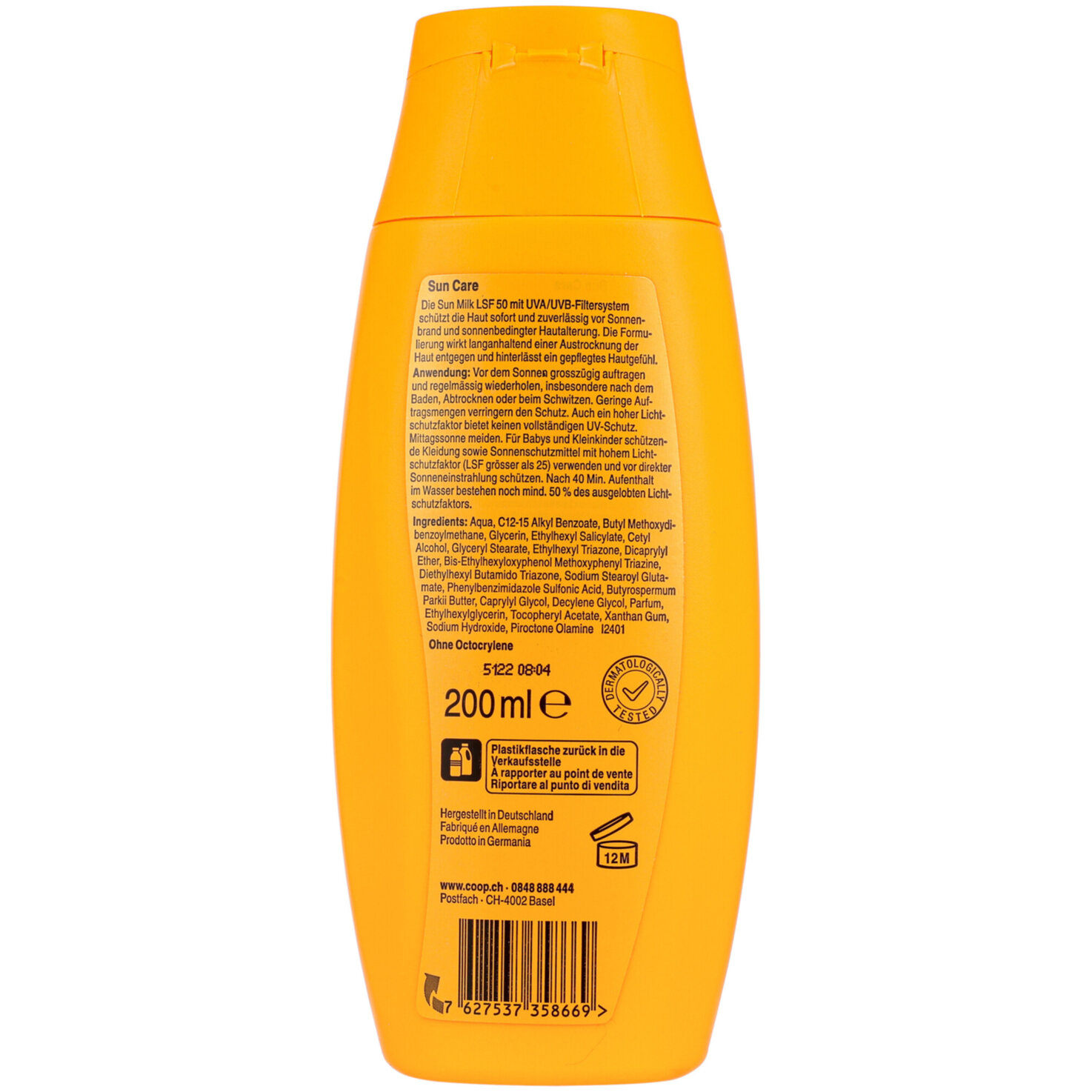 Sun&me Sun Milk SPF50