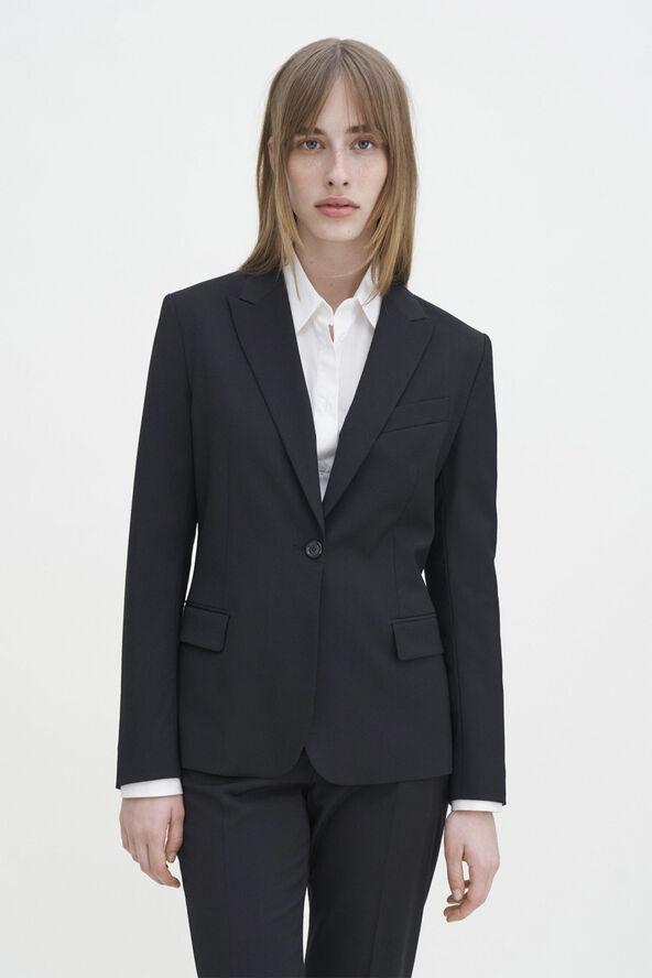 Filippa K Sasha Cool Wool Blazer Black