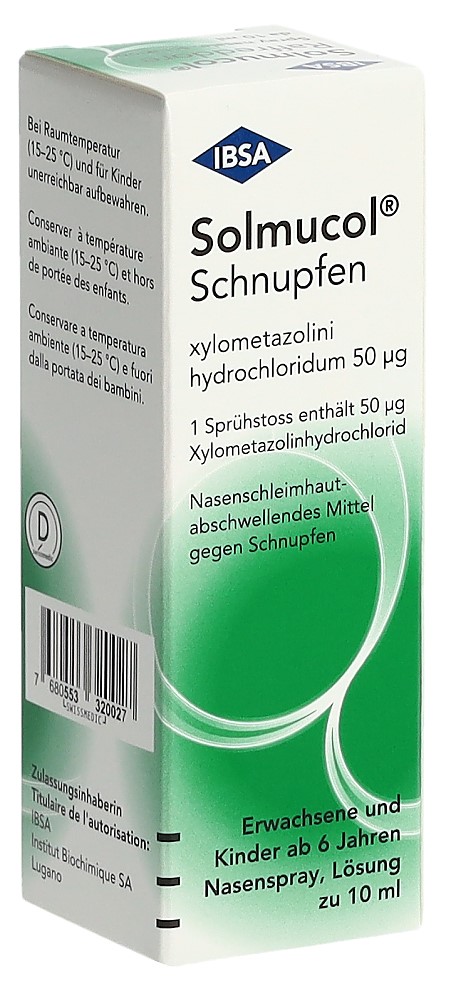 SOLMUCOL Schnupfen<br>10 ml, Flasche, Nasenspray, Lösung