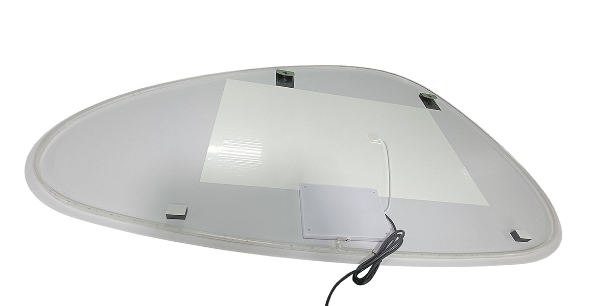 Saniclear Vibe organische spiegel 160x100cm met verlichting en verwarming