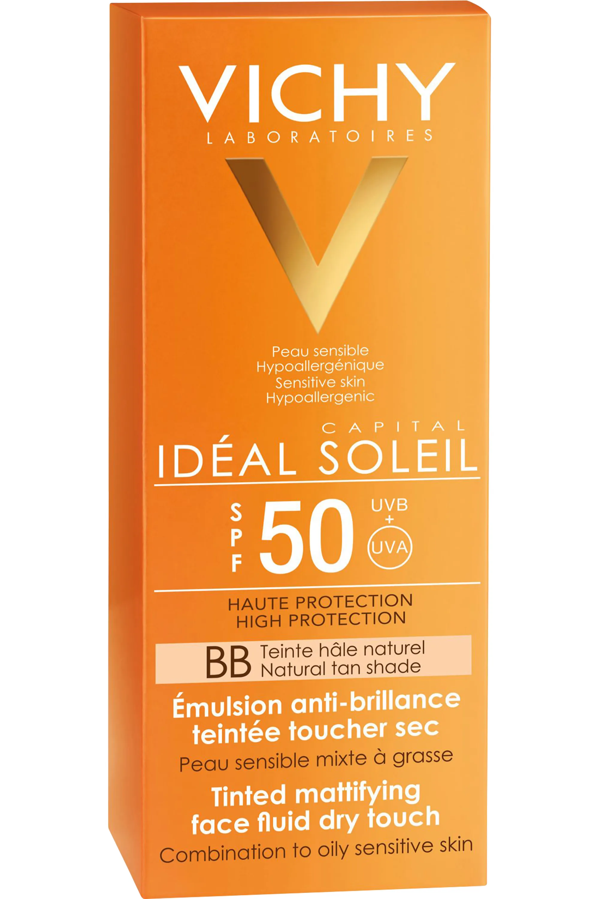 Vichy BB émulsion toucher sec teintée SPF50 Idéal Soleil-50.0 ml
