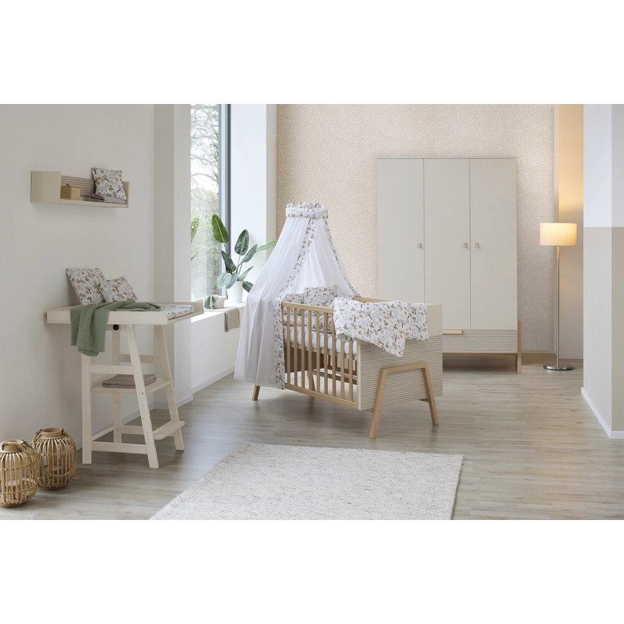 Schardt Lernturm Fabi inkl. Wickelaufsatz caratbeige lackiert