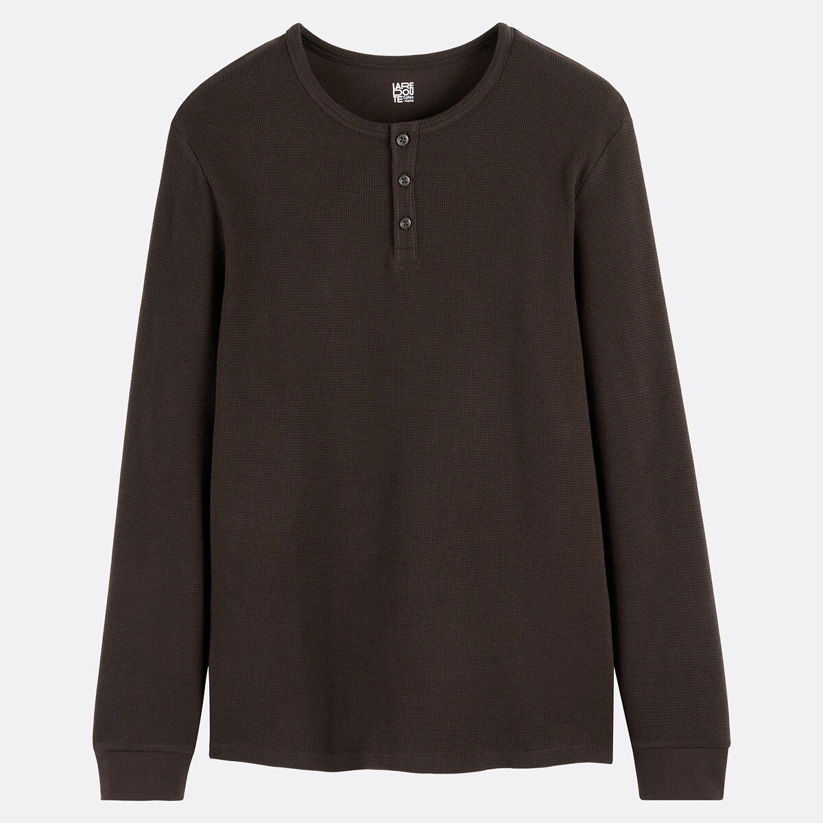 COLEÇÃO LA REDOUTE<br>Camiseta com gola túnica e mangas compridas
