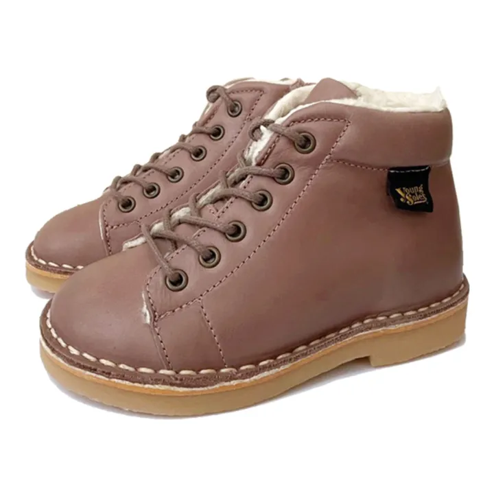Young Soles Boots Fourrées Fletcher | Rose