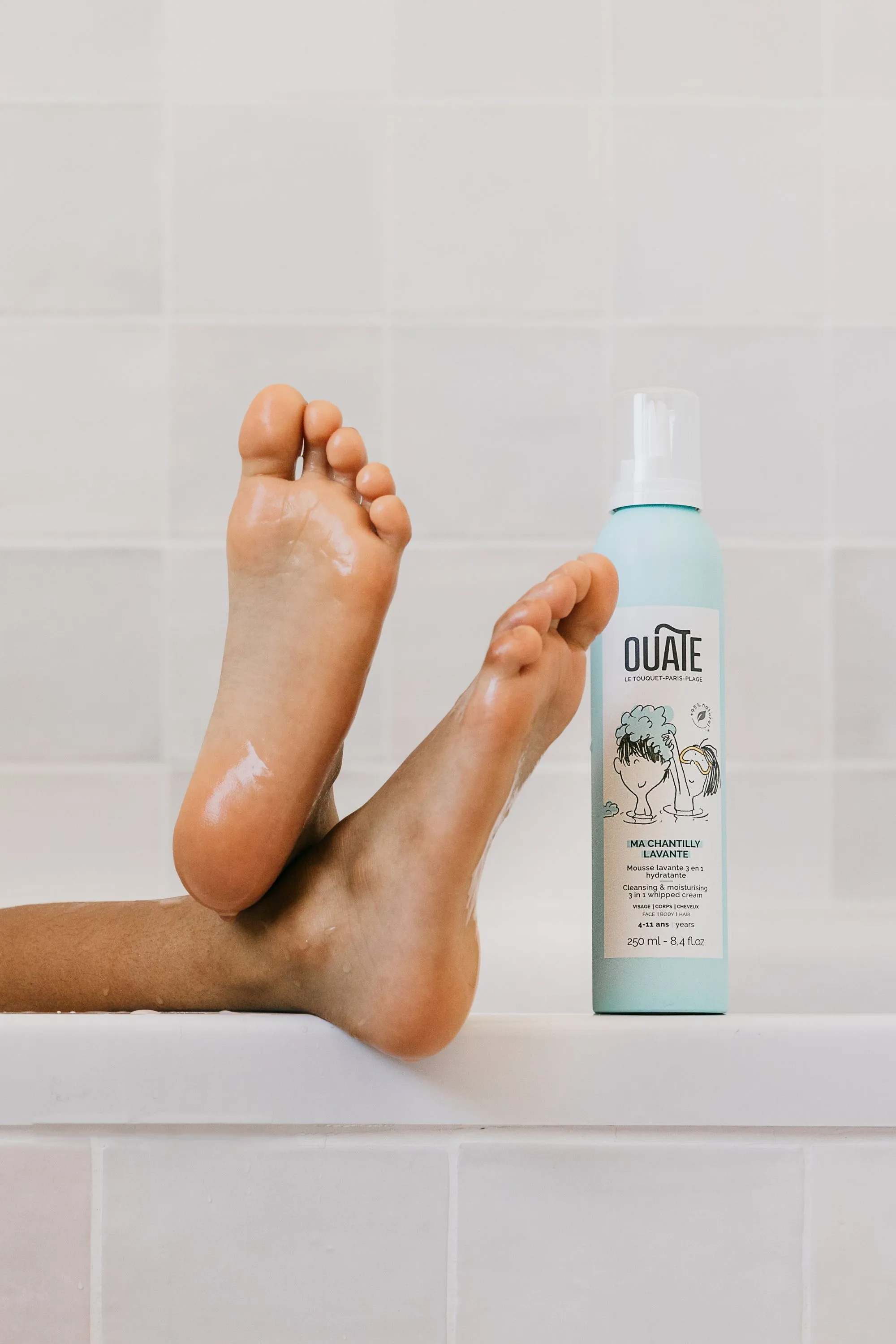 Ouate Mousse de bain corps & cheveux Ma Chantilly Lavante-250 ml