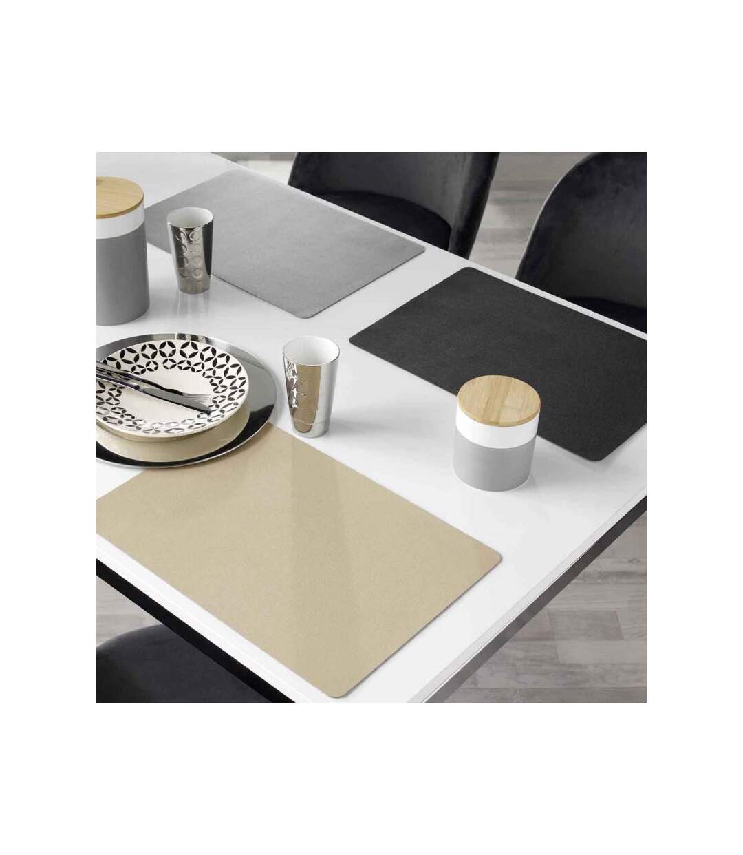 Set de Table Design Bergame 30x43cm Naturel