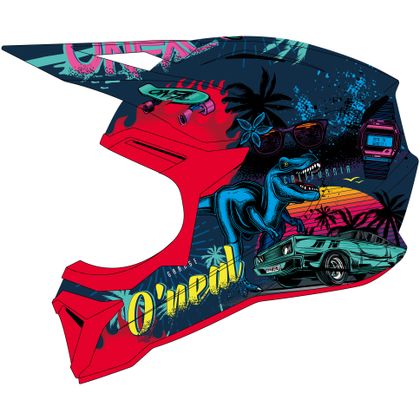 Casque cross O'Neal 1 SRS - YOUTH REX V24 - Multicolore
