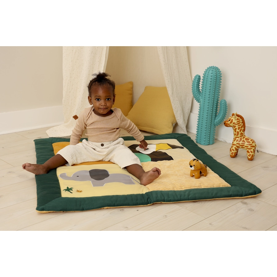 Little Big Friends Patchwork Spielmatte  - Dschungel
