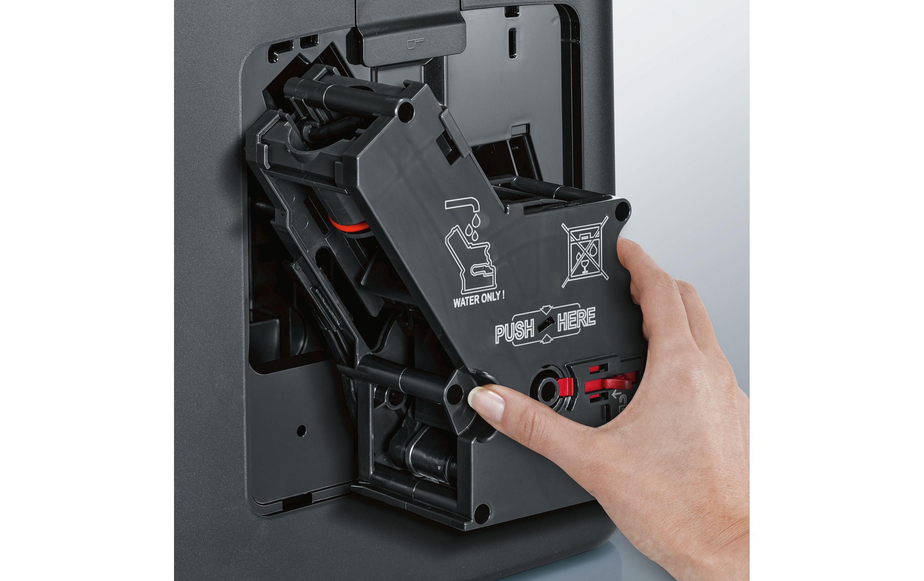 Kaffeevollautomat EQ.6 plus s300 Grau, Schwarz<br>Automatische Kaffeemaschine für die Zubereitung verschiedener Spezialitäten