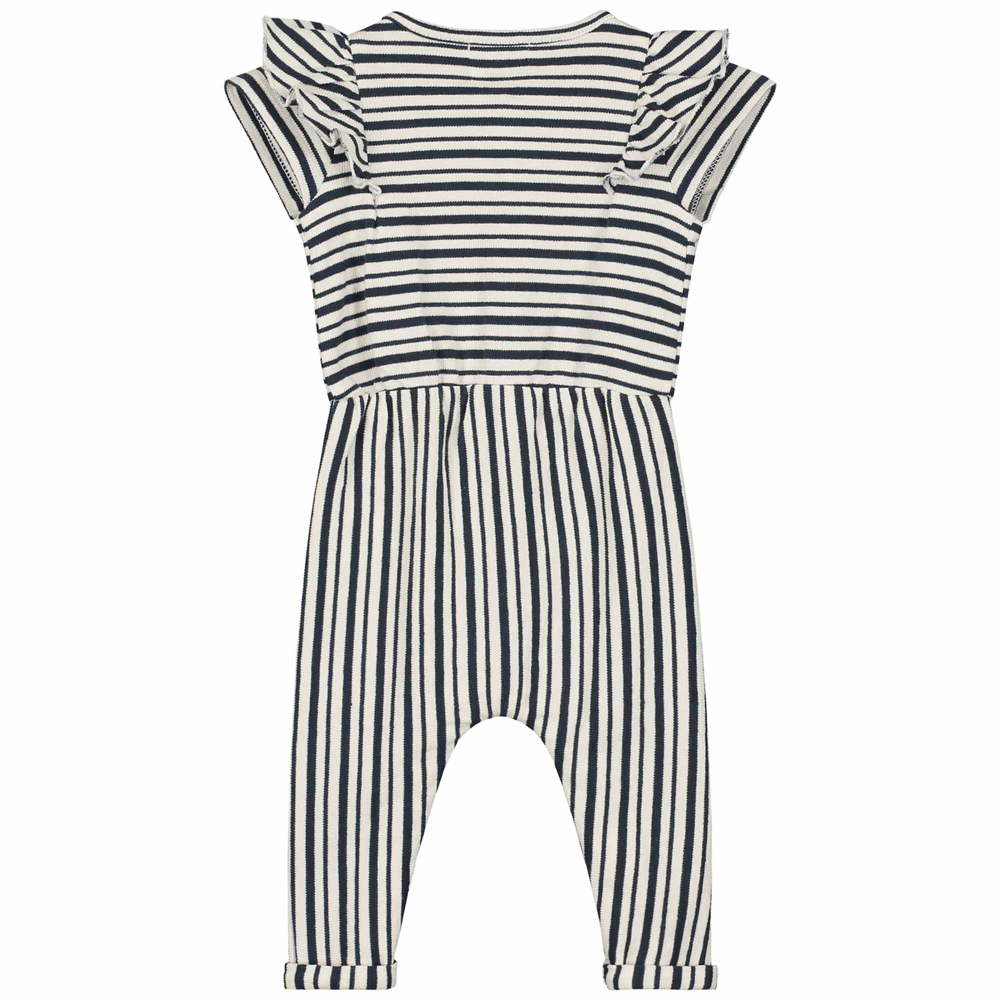 Prénatal baby jumpsuit korte mouwen strepen multi