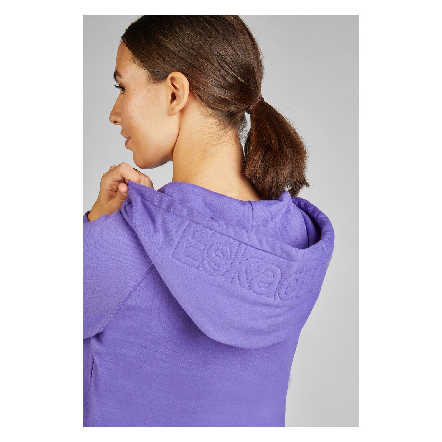 ESKADRON Dynamic Hoodie Tech-Jersey Zip-Hood - purple