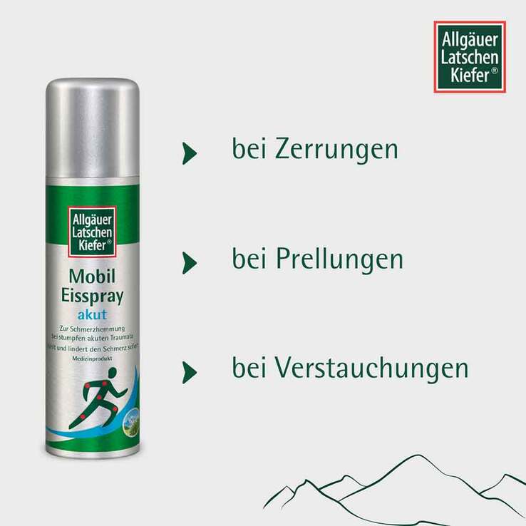 Allgäuer Latschenkiefer Mobil Eisspray Akut, 150 ml