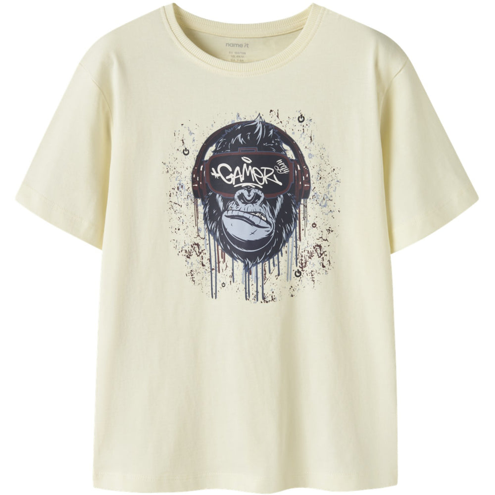 Køb Name It Pear Sorbet Monkey Gamer Nkmvictor Ss Nreg Top