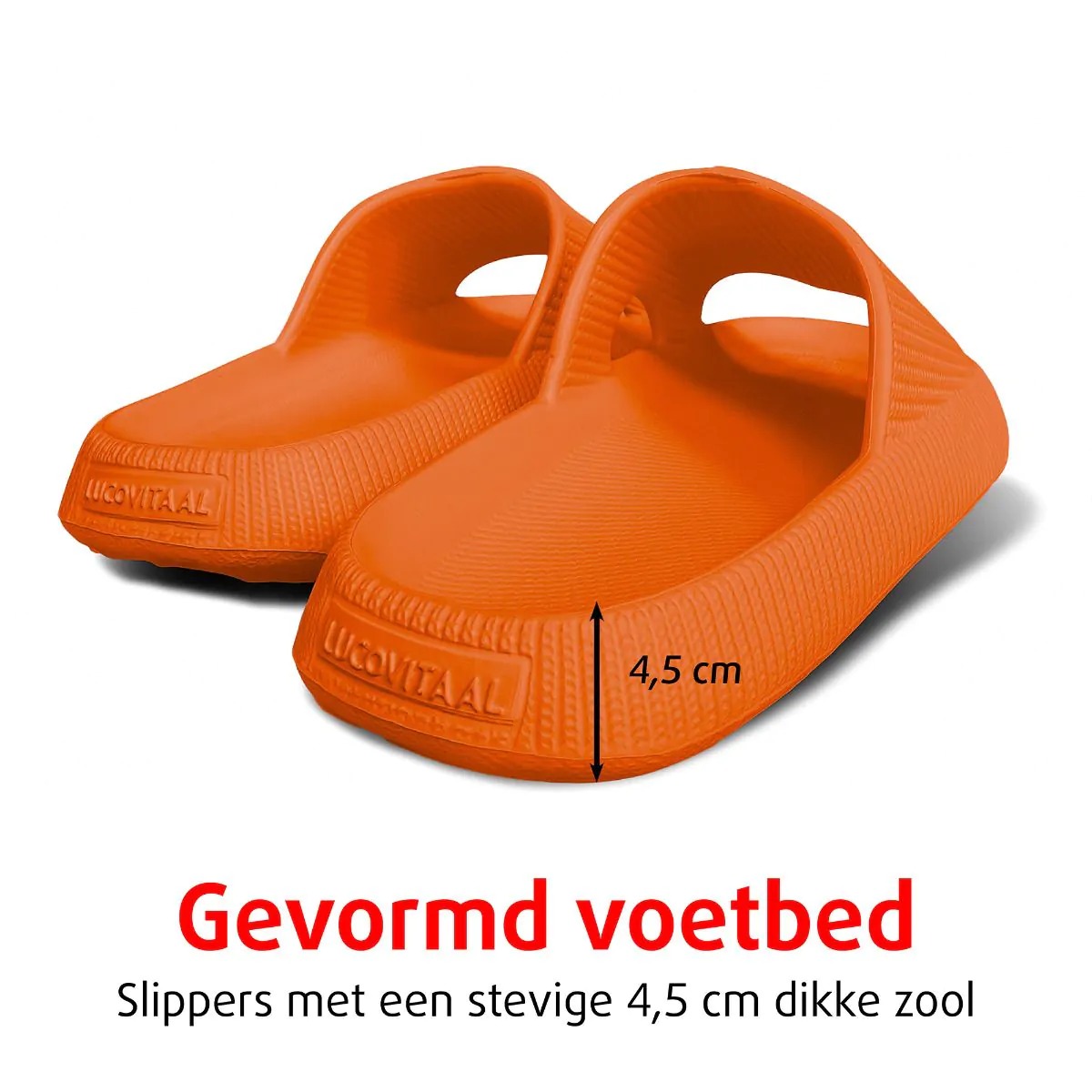 Orthopedische Zomer Badslippers (Oranje)
