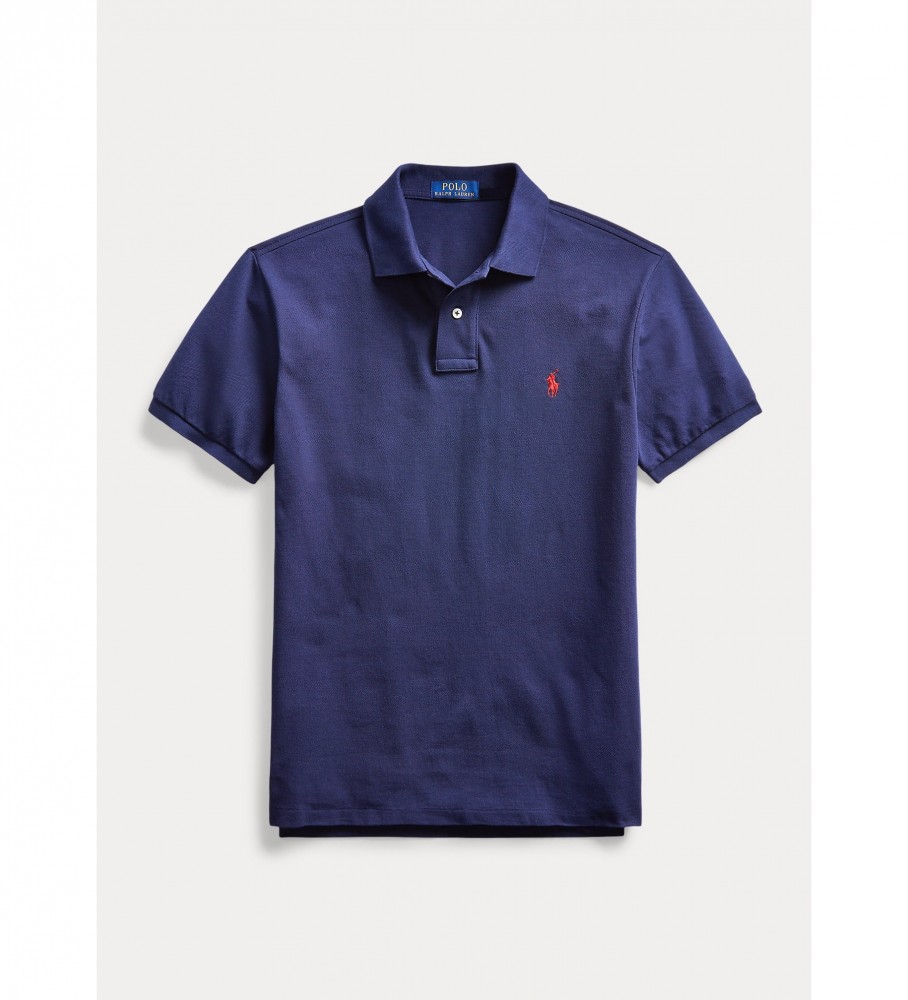 Polo Ralph Lauren Navy Slim Fit Piqué