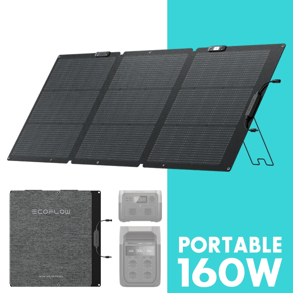 Panneau solaire portable monocristallin 160W Next Gen ECOFLOW