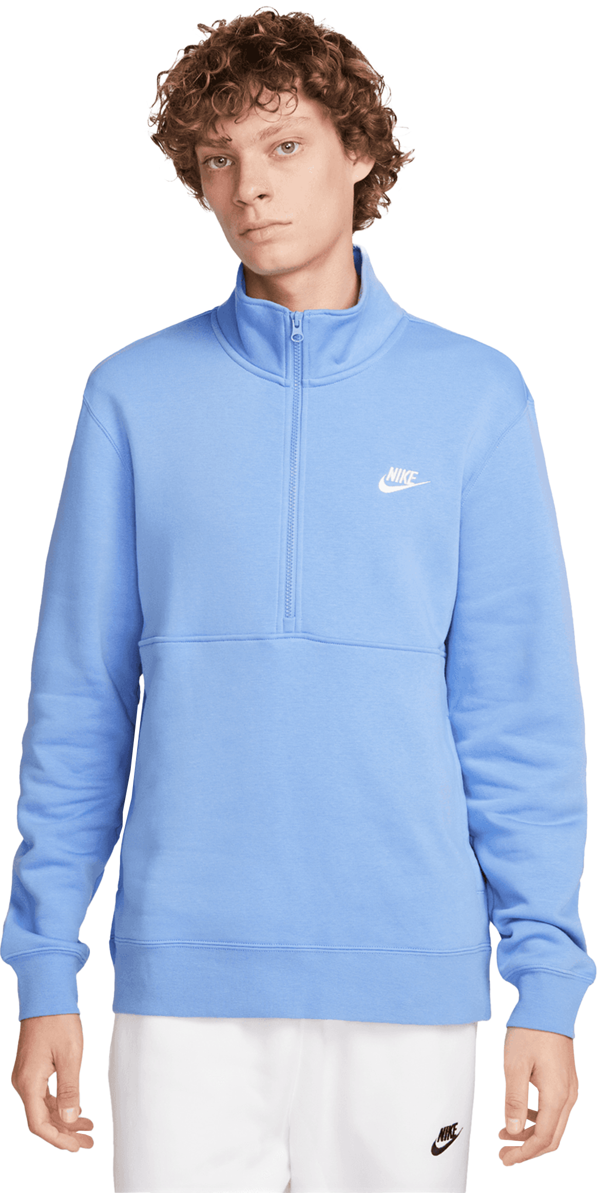 Nike Club HalfZip Sweatshirt Blau F450