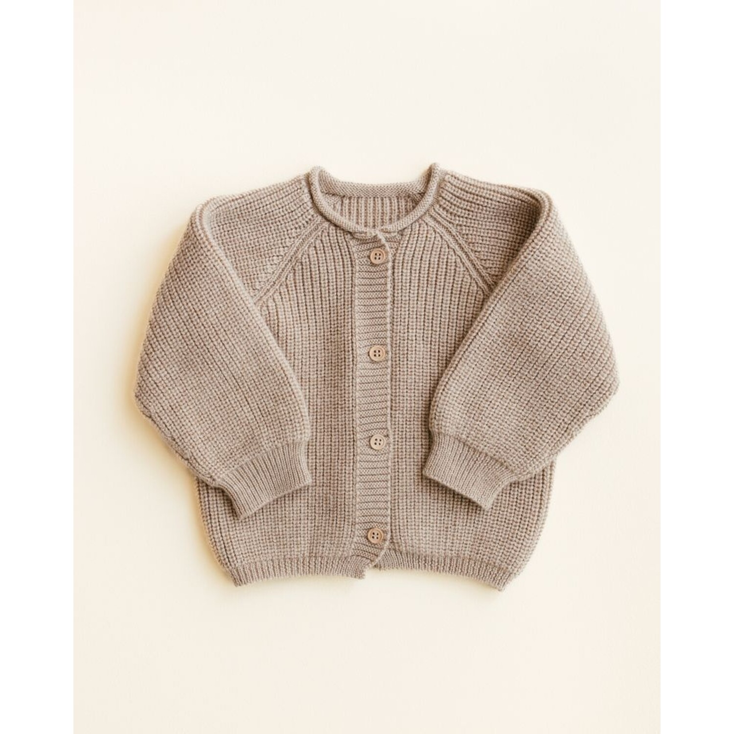 Hvid | Cardigan Inga | Sand