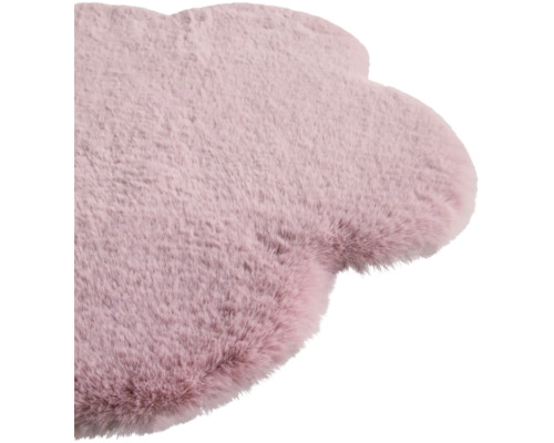 Tapijt Romance Flower mauve Ø 60 cm