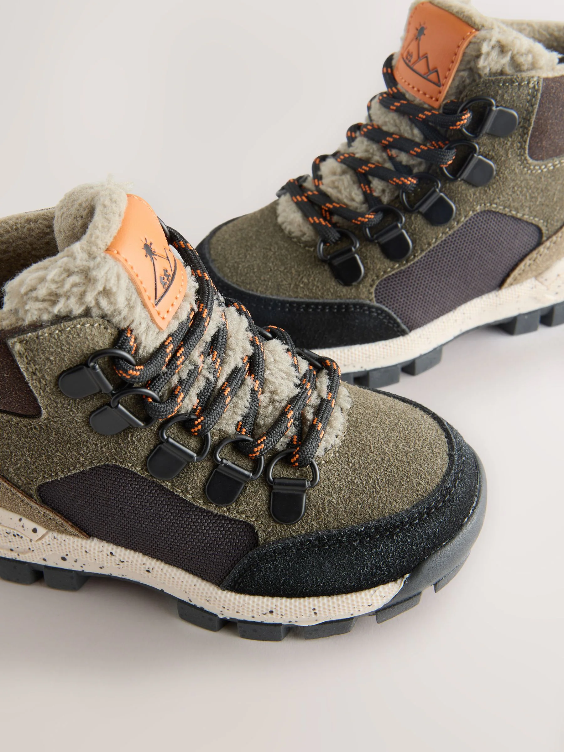 Groen-kaki - Thermische gevoerde Thinsulate™ wandelschoenen