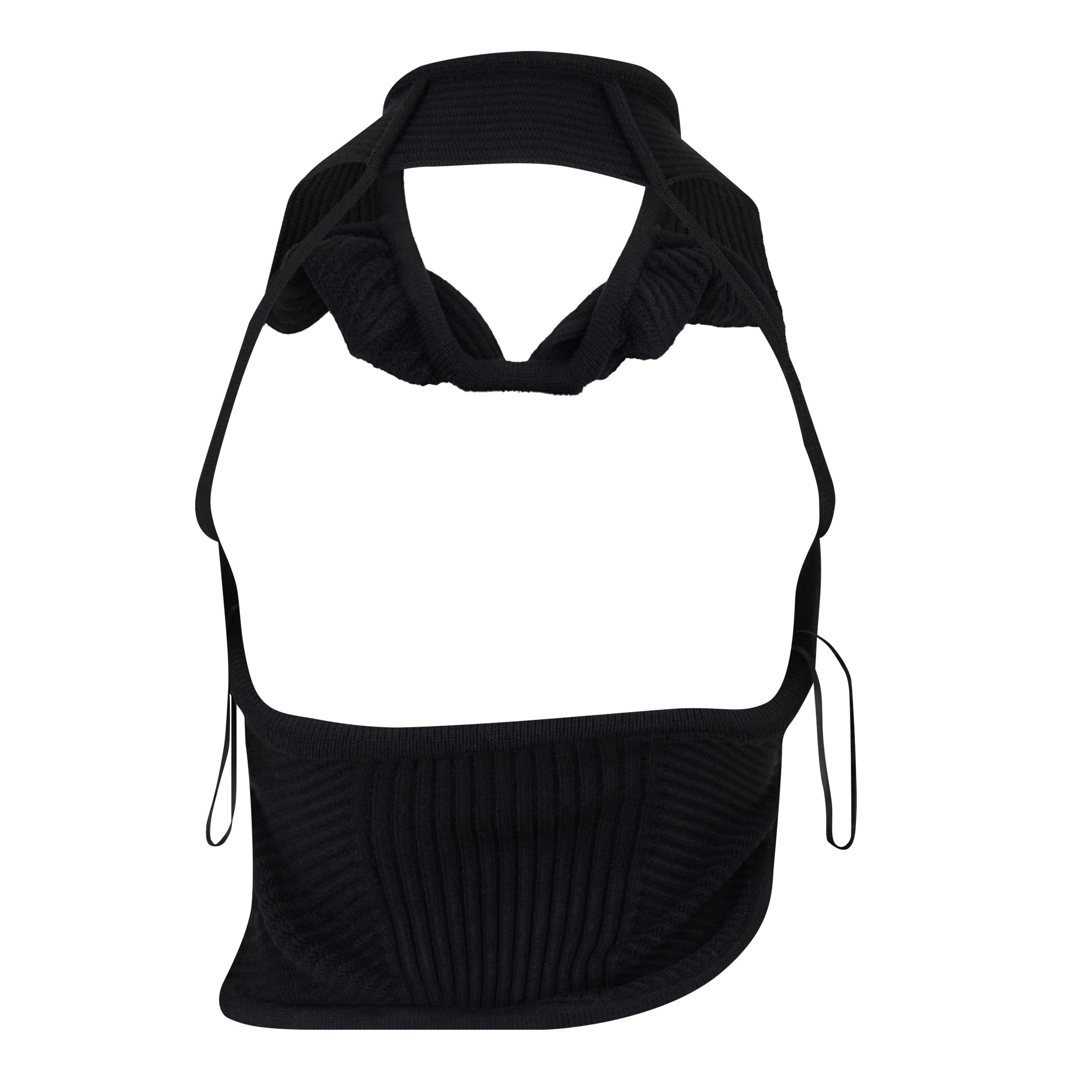 Off White Rib Knit Top