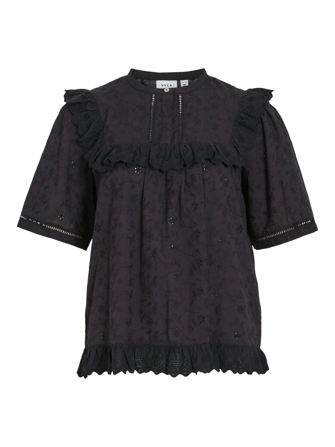 Vila  Viumia top - Black Beauty