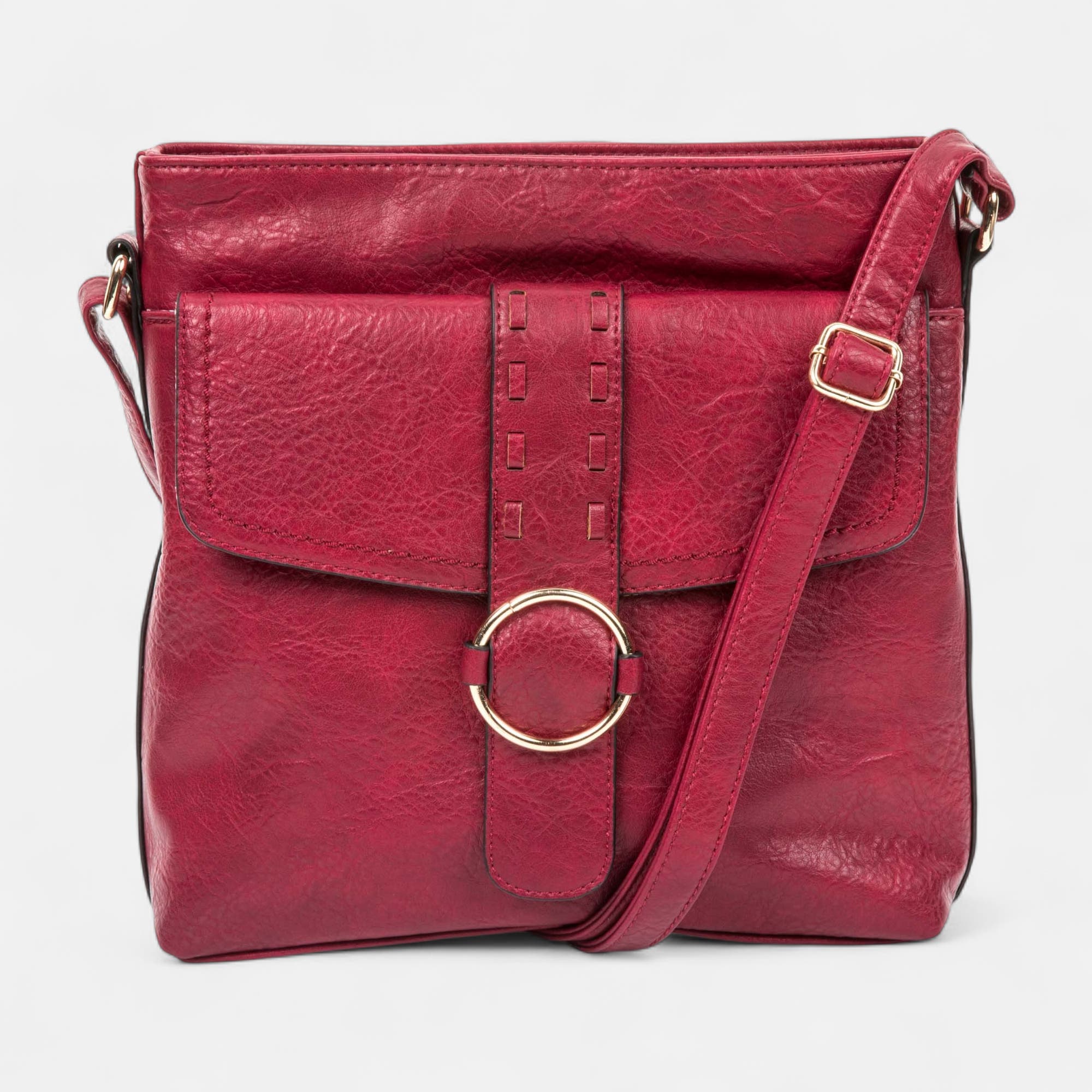 Sac bandoulière bordeaux