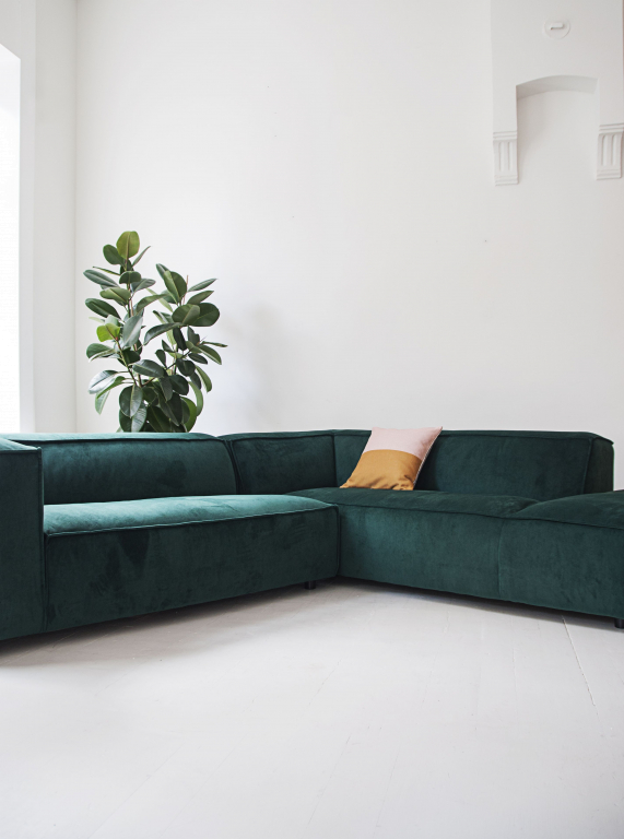 FÉST Dunbar bank met Longchair rechts Sydney 22 beige