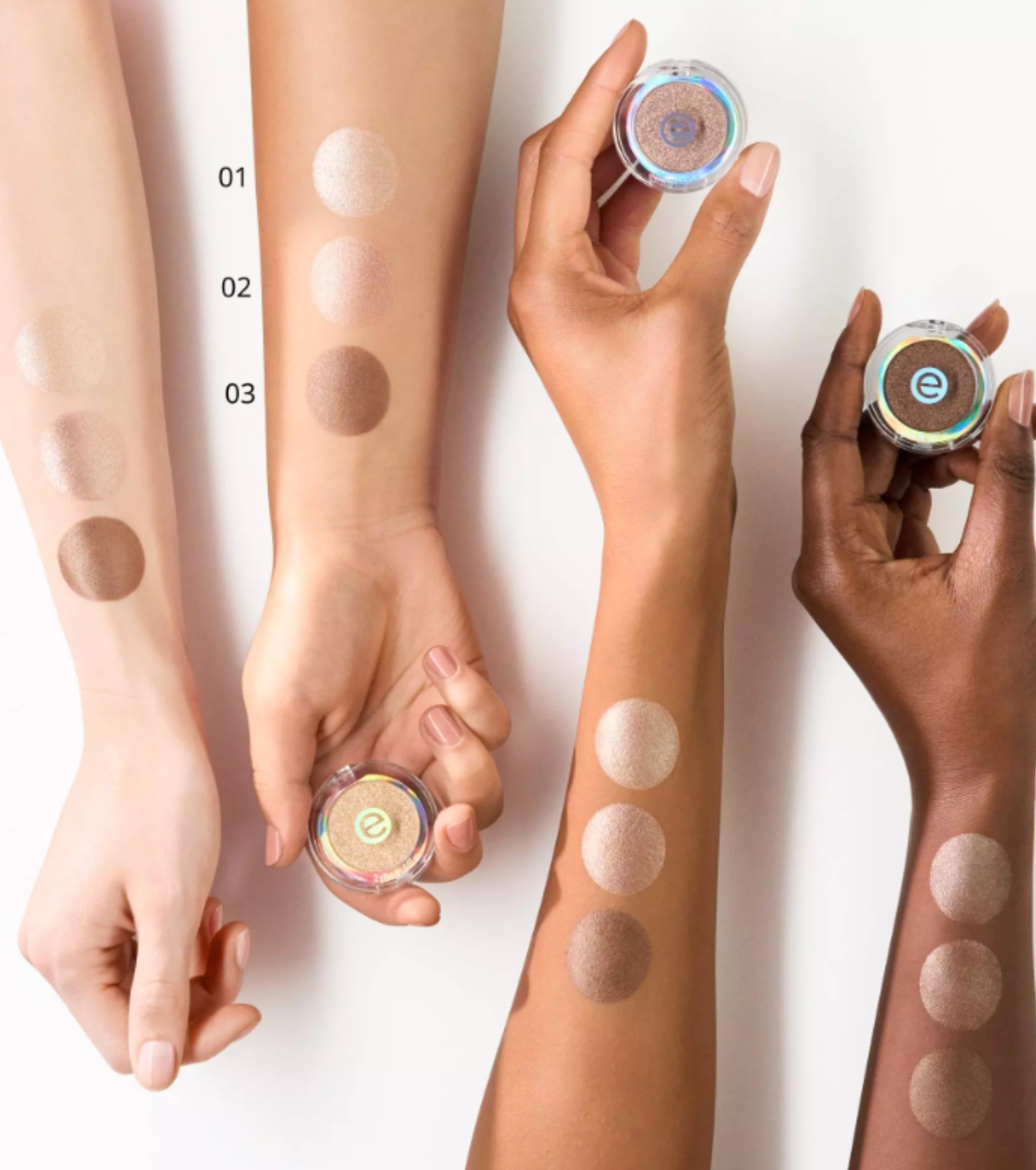 essence - Sombra Monocromática Perolada - 01: Golden Glow