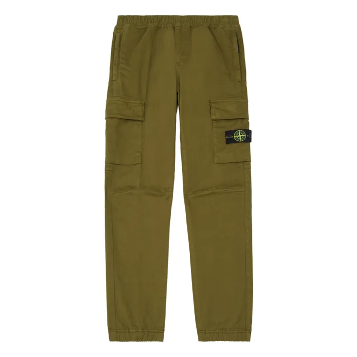 Stone Island Pantalon Tarered | Vert kaki
