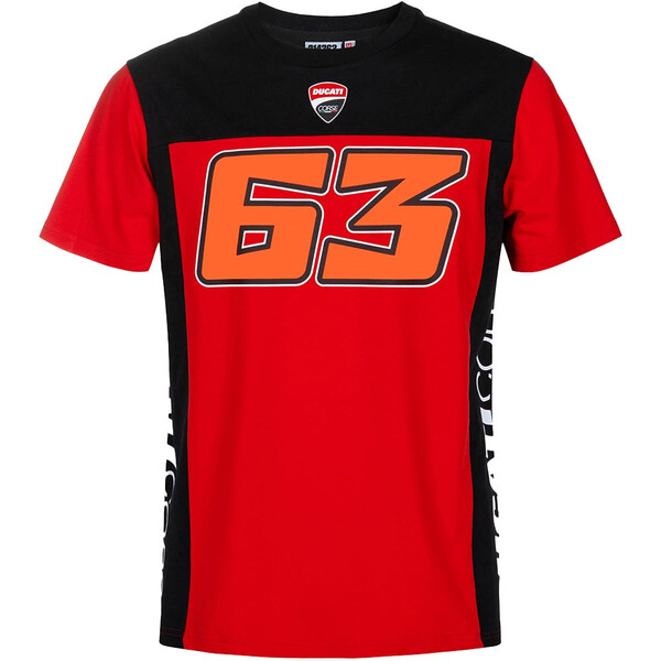 ducati - T-shirt Bagnaia Noir / Rouge