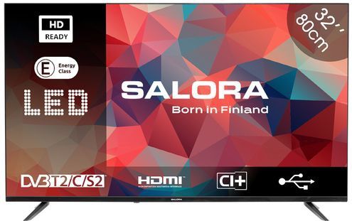 Salora - 32HDB200 - LED TV - Zwart - HD Ready - Compact Formaat