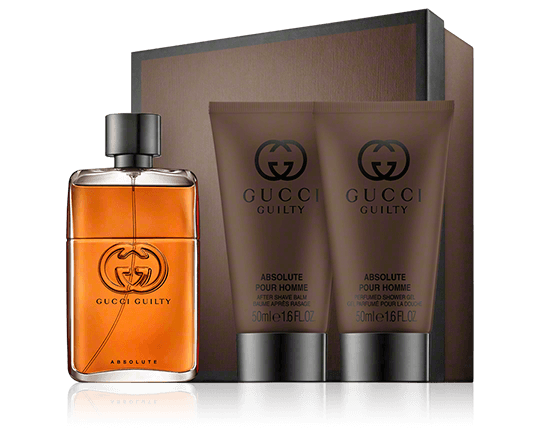 Gucci Guilty Absolute pour Homme Set mit 2x Pflege 50ml-50ml-50ml