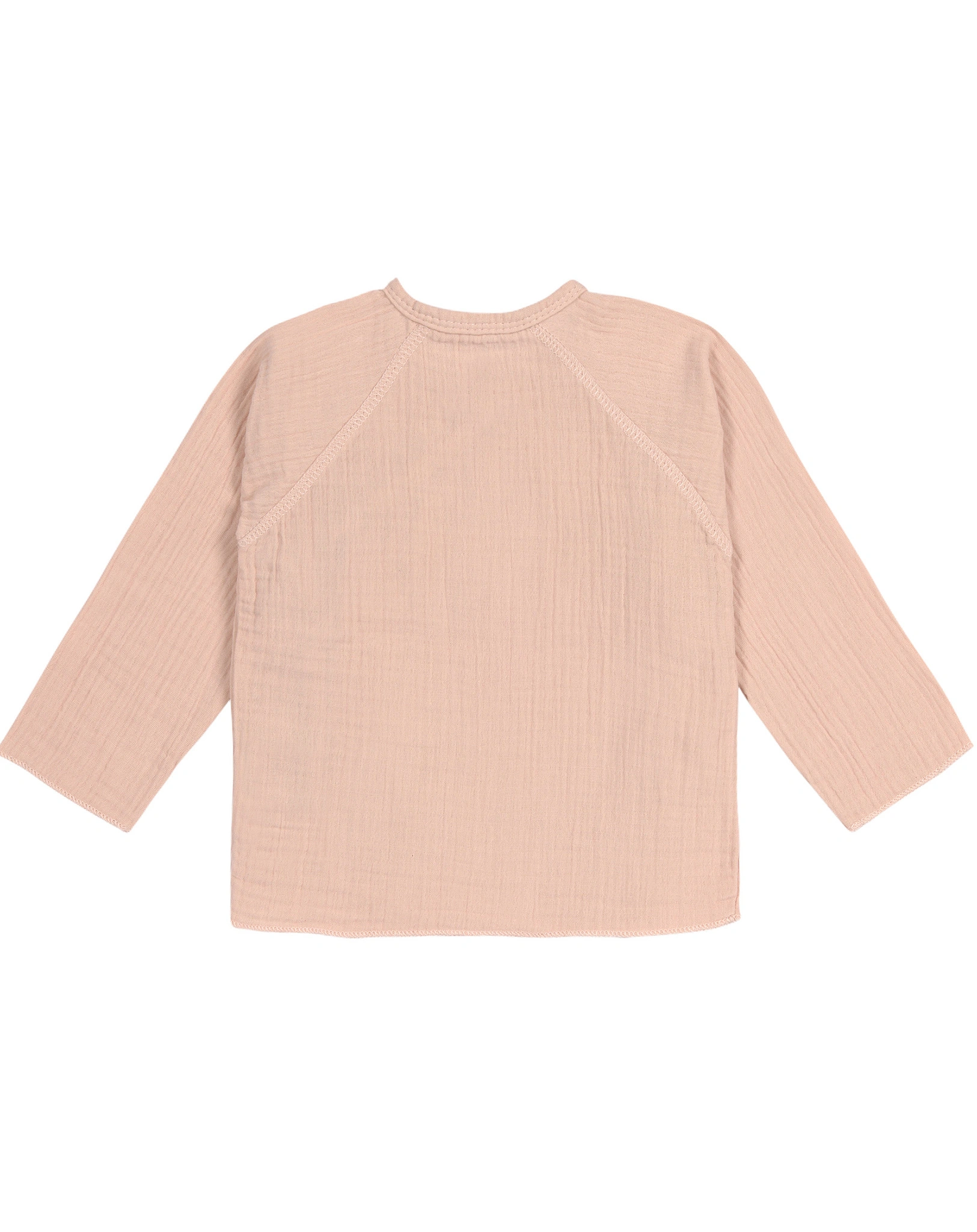 Kimono-Wickelshirt COZY MUSLIN in powder pink