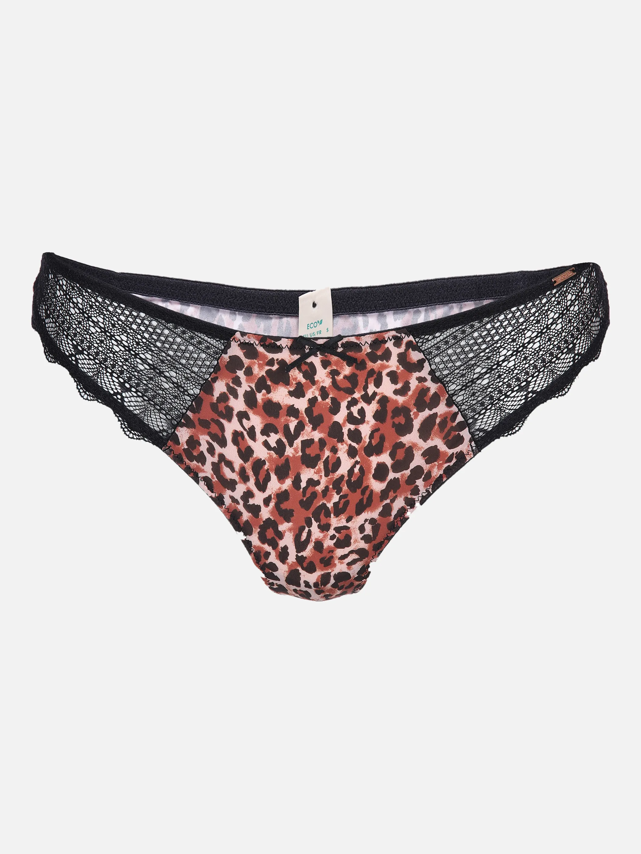 Damen Stringtanga mit Leo Muster