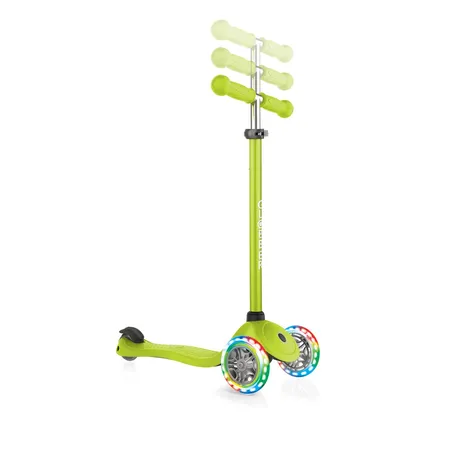 Authentic Sports Globber Primo Lights lime grün, mit Leuchtrollen