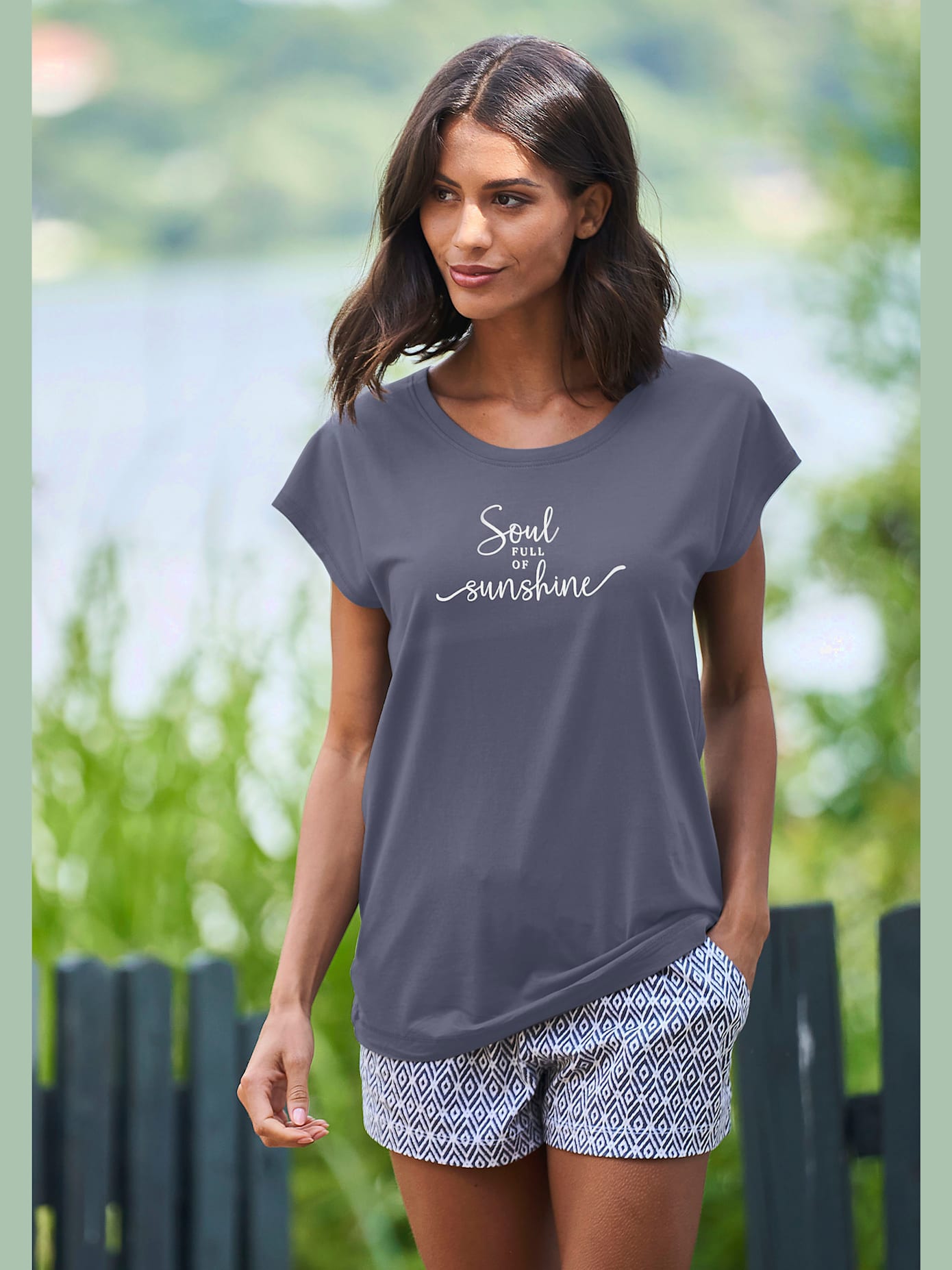 T-shirt avec imprimé devant